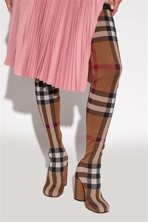 Burberry Anita Over The Knee Sock Boots 